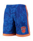 ფოტო #4 პროდუქტის Men's Blue New York Knicks Hardwood Classics Lunar New Year Swingman Shorts