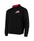 Фото #2 товара Men's Black Utah Utes Tortugas Logo Quarter-Zip Jacket