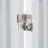 Weißes Absperrgitter mit Tür 92 cm hoch