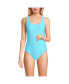 ფოტო #2 პროდუქტის Women's Chlorine Resistant Texture High Leg Soft Cup Tugless Sporty One Piece Swimsuit