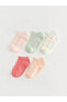Фото #1 товара LCW baby Baskılı Kız Bebek Patik Çorap 5'li