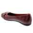 Trotters Sizzle Sign T1251-654 Womens Burgundy Narrow Ballet Flats Shoes 11