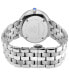 ფოტო #3 პროდუქტის Women's Verona Silver-Tone Stainless Steel Watch 37mm