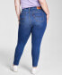 Фото #2 товара Trendy Plus Size 721 High-Rise Skinny Jeans