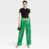 Фото #2 товара Women's High-Rise Satin Cargo Pants - A New Day Green 12