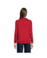 Фото #2 товара Women's School Uniform Cotton Modal Zip-front Cardigan Sweater