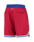 Men's Red New England Patriots Just Don Gold Rush Shorts