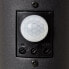 BRILLIANT - Auenleuchte DODY - inklusive Sensor - Farbe schwarz - Metall/Kunststoff E27 LED 1x10W