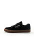 Фото #2 товара AllSaints Underground suede low top trainers in black