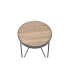 Фото #1 товара Bage End Table In Weathered Oak & Metal