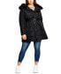 Фото #1 товара Plus Size Longline Puffer Jacket