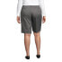 Plus Size School Uniform Plain Front Blend Chino Shorts
