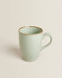 Фото #5 товара Porcelain mug with antique finish rim