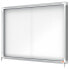 NOBO Premium Plus 8xA4 Sheets Magnetic White Surface Interior Display Case With Sliding Door refurbished - фото #3