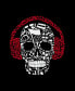 ფოტო #3 პროდუქტის Men's Premium Blend Word Art Music Notes Skull T-shirt