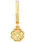 Фото #2 товара Gold-Tone Heritage Bloom Huggie Hoop Earrings