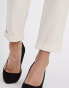 Vero Moda straight leg trousers in cream