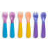 Munchkin Colour Changing Toddler Fork and Spoon 6 Pack Fun Heat Sensitive Toddler Cutlery Magically Changes Colour to Promote Independent Eating