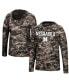 Фото #2 товара Men's Black Nebraska Huskers Mossy Oak SPF 50 Performance Long Sleeve Hoodie T-shirt