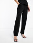 Фото #2 товара Y.A.S tailored pintuck tailored trouser co-ord in black