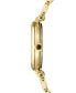 ფოტო #2 პროდუქტის Women's Diamond (1/8 ct. t.w.) Gold-Tone Stainless Steel Bracelet Watch 30mm