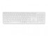 Delock 12703 - Full-size (100%) - RF Wireless - Membrane - QZERTY - White - Mouse included