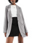 Фото #2 товара Pieces Tall oversized longline blazer in grey