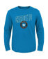 Big Boys Blue Charlotte FC Showtime Long Sleeve T-shirt