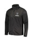 Фото #3 товара Men's Heather Black Las Vegas Raiders Explorer Tech Full-Zip Jacket