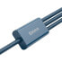 Фото #3 товара 3w1 kabel przewód uniwersalny USB - Lightning / USB-C / micro USB 3.5A 1.5m niebieski