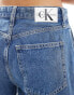 Фото #3 товара Calvin Klein Jeans 90s straight denim shorts in light wash