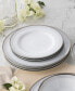 Фото #11 товара Silver Colonnade 4 Piece Dinner Plate Set, Service for 4