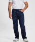 ფოტო #2 პროდუქტის Men's Dark Wash Regular Straight Jeans