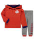 ფოტო #1 პროდუქტის Toddler Boys Orange, Heather Gray Clemson Tigers Poppies Hoodie and Sweatpants Set