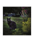 Фото #1 товара Christine Sainte-Laudy Black Cat in the Garden Canvas Art - 27" x 33"