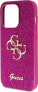 Guess Guess GUHCP15XHG4SGU iPhone 15 Pro Max 6.7" fioletowy/purple hardcase Glitter Script Big 4G