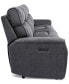 Фото #9 товара Hutchenson 3-Pc. Fabric Sectional with 3 Power Recliners and Power Headrests