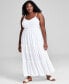 Фото #1 товара Trendy Plus Size Tiered Floral Maxi Dress, Created for Macy's