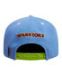 Фото #2 товара Men's Light Blue, Green Golden State Warriors Retro Program 2-Tone Snapback Hat