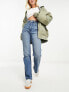 Фото #2 товара ASOS DESIGN easy straight jeans in mid blue