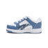 Фото #6 товара Puma Rebound Joy Lo Camo Lace Up Toddler Boys Blue, White Sneakers Casual Shoes
