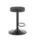 Фото #4 товара Dax Backless Faux Leather Adjustable Bar Stool