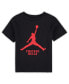 Фото #1 товара Toddler Black Chicago Bulls Essential Jumpman T-Shirt