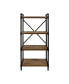 Greenwood Industrial 4 Shelf Firwood Bookcase