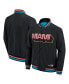 Фото #1 товара Men's Black Formula 1 Miami Grand Prix Full-Snap Jacket