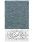 Textiles Turkish Cotton Monica Embellished Towel 3 Piece Set - White