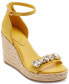 Фото #1 товара Catalyna Embellished Wedge Espadrille Sandals