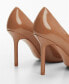Women's Leather-Effect Heeled Shoes