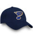 Фото #3 товара Головной убор для фанатов Authentic NHL Apparel St. Louis Blues в цвете Navy - Кепка на регулируемой застежке Core.