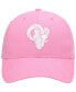 Фото #3 товара Big Girls Pink Los Angeles Rams Rose MVP Adjustable Hat